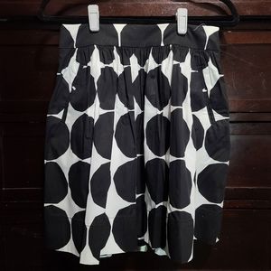 Banana Republic+Marimekko Collaboration Black & White Skirt | 2
